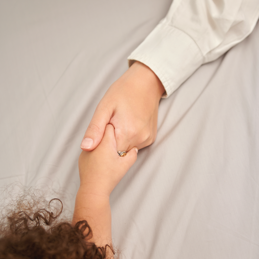 Beige Fitted Bed Sheet Set