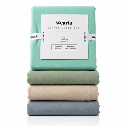 Microfiber Fitted Bed Sheet Set